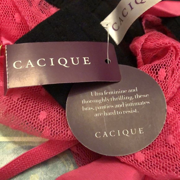 Cacique Seriously Sexy Chemise & Thong - Picture 13 of 15